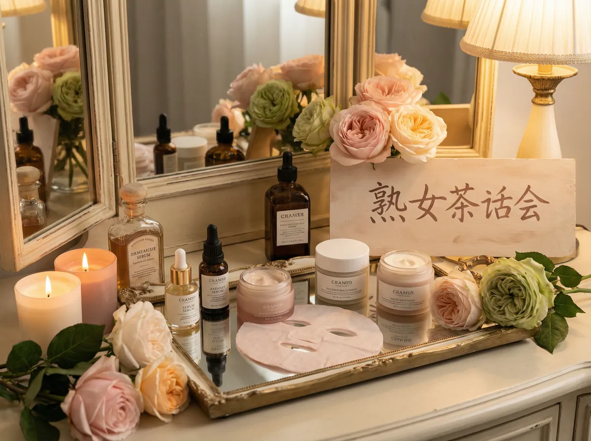 玫久热这里只有精品2 社区推荐的护肤品梳妆台